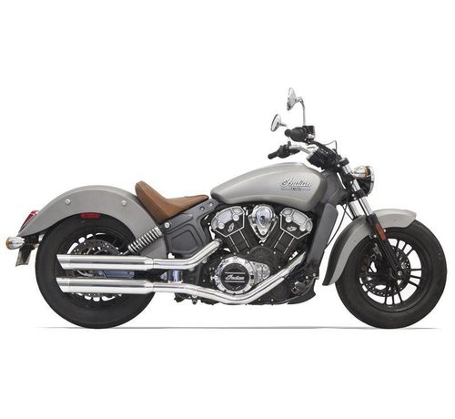 Bassani  Mufflers 3 inch Chrome for Indian Scout 2015-2016