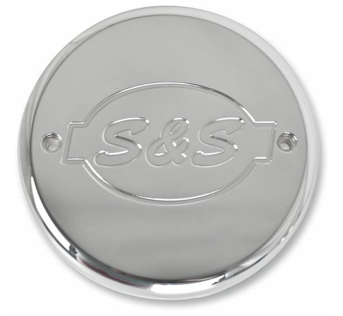S&S  cover air cleaner logo Chrome - Indian Chief Classic Chief Vintage Chieftain and Roadmaster 14-16