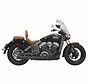 Échappement Road Rage système 2 en 1 Avec Short Change Megaphone Muffler Black - pour 15-16 Indian Scout