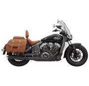 Bassani Échappement Road Rage système 2 en 1 avec de longues Change Megaphone Muffler Black - pour 15-16 Indian Scout