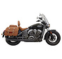 Exhaust System Road Rage 2-Into-1 With Long Change Megaphone Muffler Black - for 15-16 Indian Scout