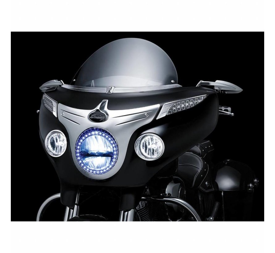 bezel driving light Indian chieftain motorcycle