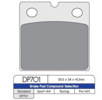 TC-Choppers Frein jeu pad arrière - Indian