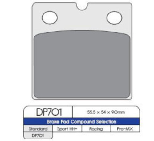 TC-Choppers  Brake pad set rear - Indian