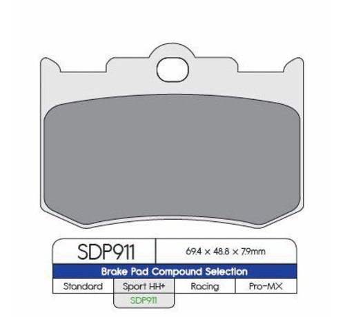 TC-Choppers Haut Friction Pad Front Street Utilisez