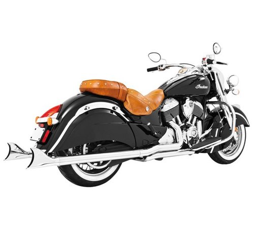 Freedom  Sharktail true Dual System for Indian Classic Vintage Dark Horse