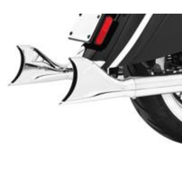 TC-Choppers Sharktail echte Dual Auspuffanlage