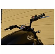 Trask manillar V-Line 1 25 pulgadas  Negro o Chrome  (Indian SCOUT 69 ABS)