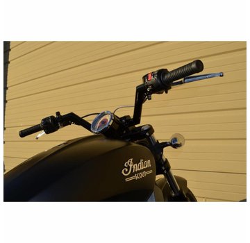 Trask guidon V-Line 1 25 pouces  Noir ou Chrome  (Indian SCOUT 69 ABS)