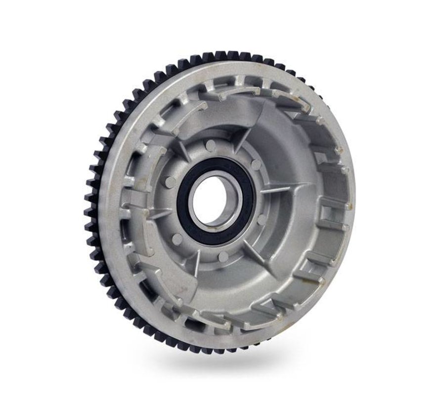 clutch shell and sprocket Fits: > L84-85 FXST; 85 FXEF; L84 FXRS FXRT; L84 FLT Shovelhead