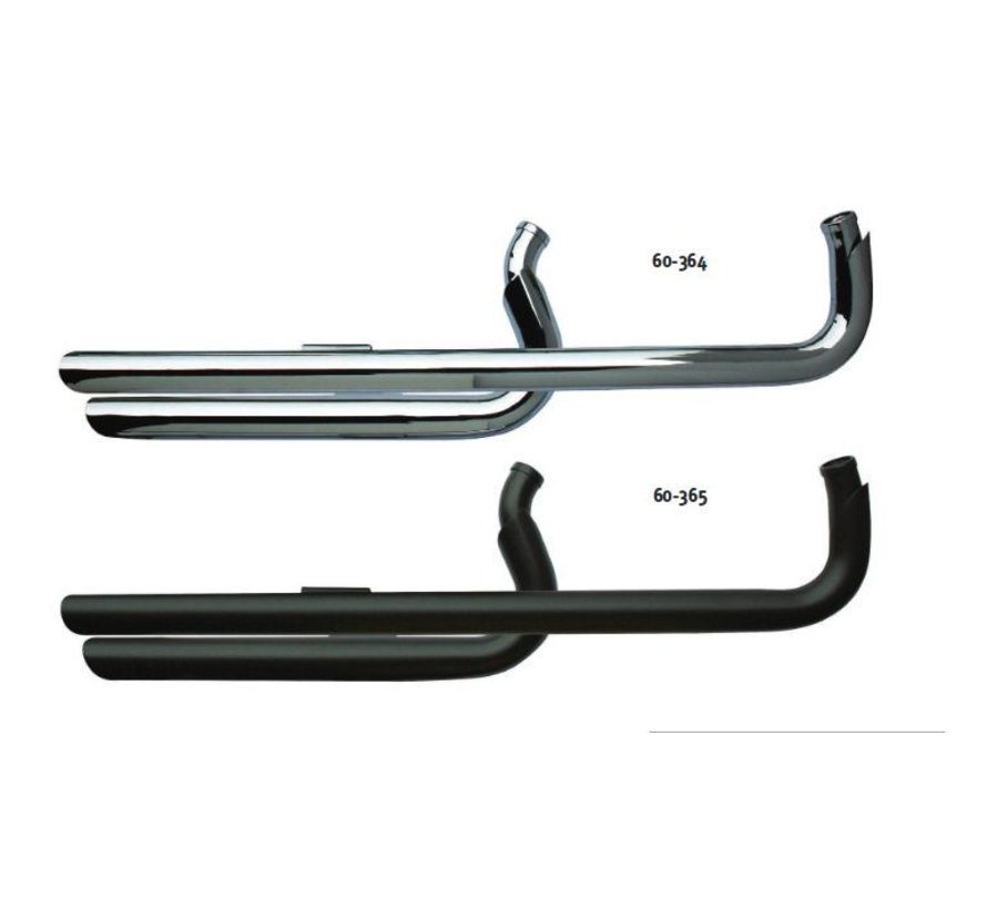 Exhaust Sportster Black or Chrome Fits: > 04-21XL Sportster