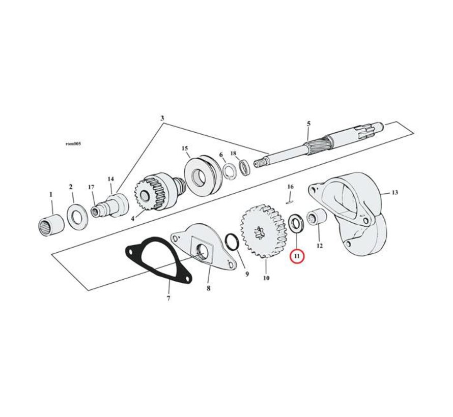 starter housing parts