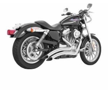 TC-Choppers exhaust black or Chrome sharp curve radius