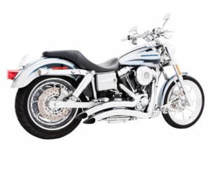 exhaust black or Chrome sharp curve radius