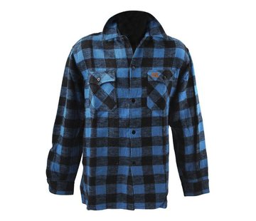 MCS checkered shirt - black and blue