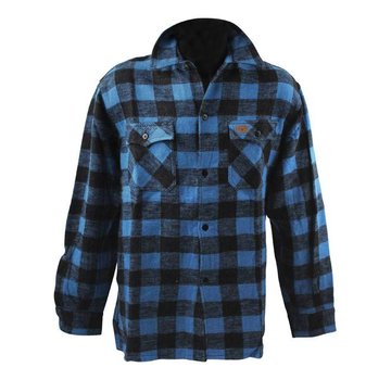 MCS checkered shirt - black and blue