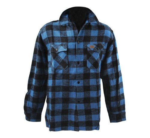 MCS  checkered shirt - black and blue