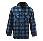 checkered shirt - black and blue