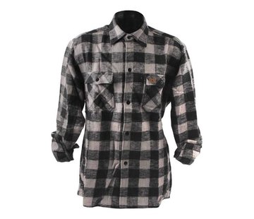 MCS checkered shirt - black and gray