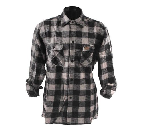 MCS  checkered shirt - black and gray
