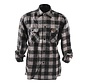 checkered shirt - black and gray