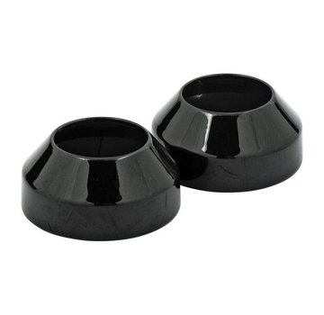 MCS front fork suspension boot rubber - covers - black