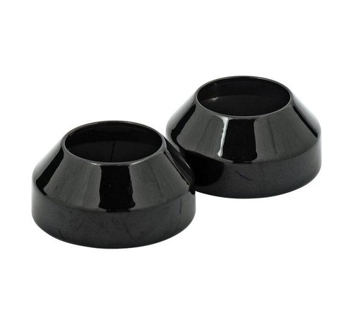 MCS front fork suspension boot rubber - covers - black
