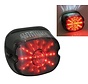 LED taillight lens dark top tag window fits on most 1989 -1999 HD models