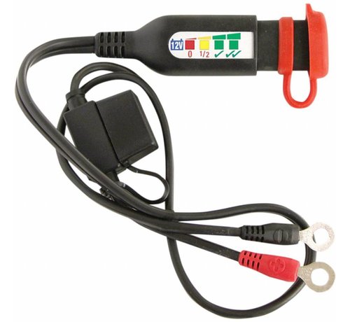 Tecmate BATTERY CORD EYE WITH TEST FOR 12V LEAD ACID BATTERYS