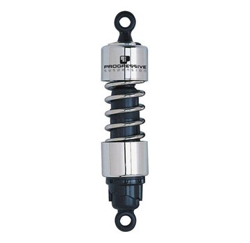 Progressive Suspension 412, standaard uitvoering 11 of 12 inch, Past op:> 73-86 FL,FLH; 73-86 FX; 80-86 FXWG