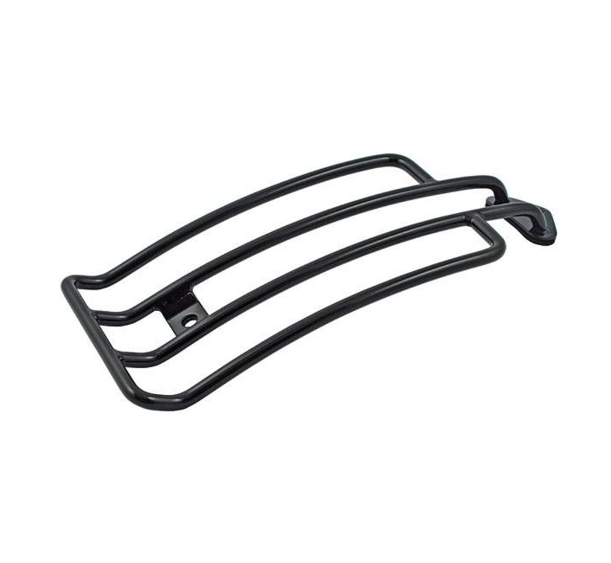 seat solo luggage rack black or chrome Fits: > 04-17 XL Sportster (exclude XL CUSTOM XL1200X)