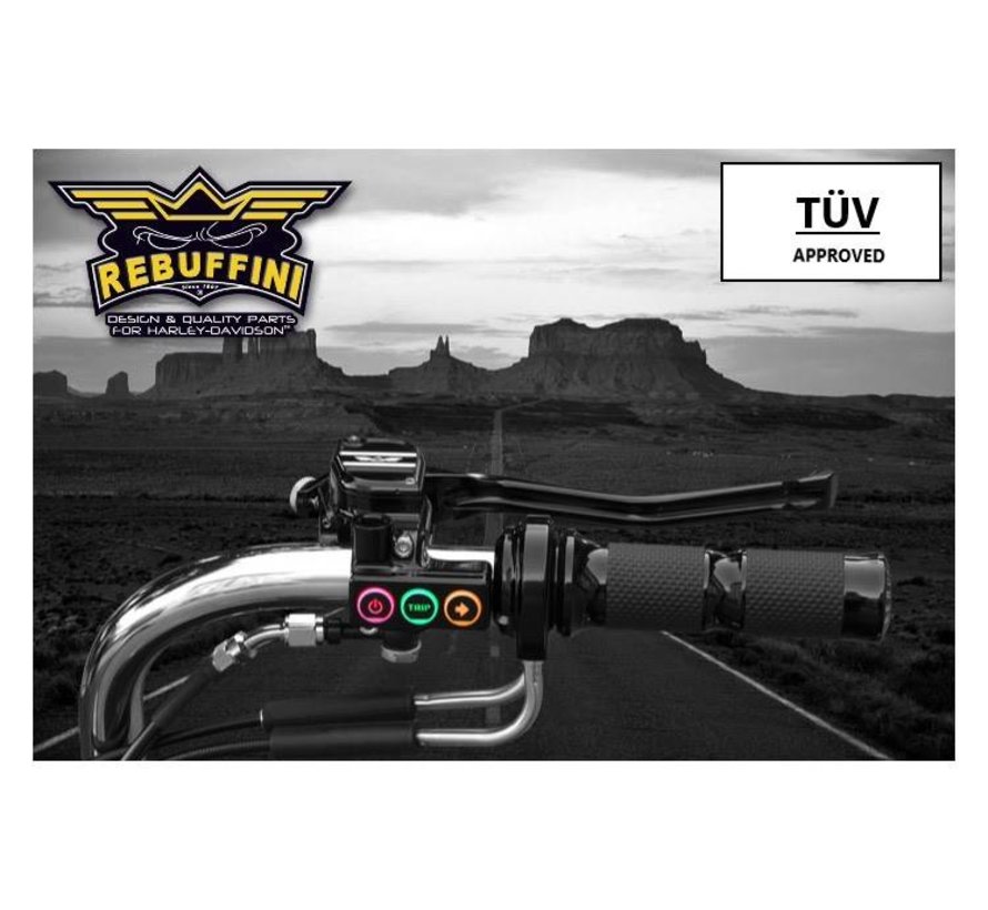 kit de contrôle de guidon (avec TUV) Convient pour:> 11-17 Softail 12-17 Dyna - Copy