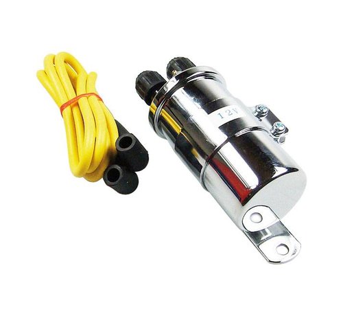 MCS Ignition Coil round 12 Volt 36-64 Big Twin