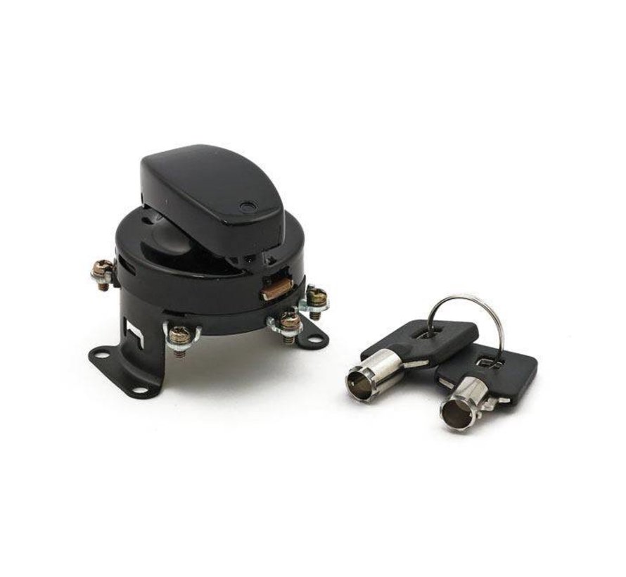 ignition switch Fatbob style 48-72 FL - Black