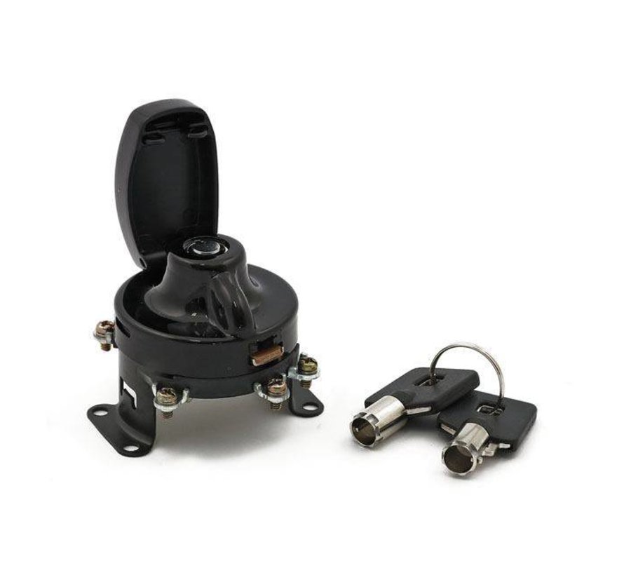 ignition switch Fatbob style 48-72 FL - Black