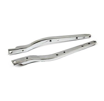 MCS fender struts rear Chrome FL 58-84