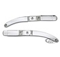 Chrome aluminium sabres - 82-89 XL