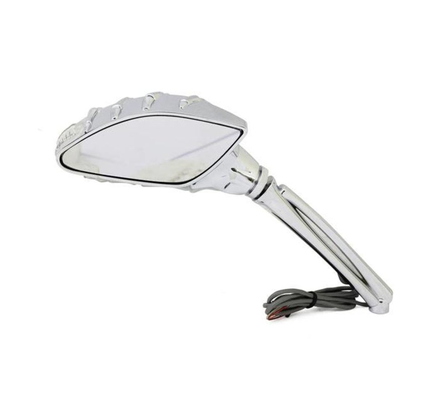 mirror LED turnsignalSkeleton hand mirror set