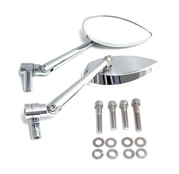 MCS mirror Deep cut mirror set - Double jointed stem