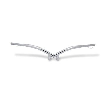 Highway Hawk handlebars Banana 1 inch - Chrome