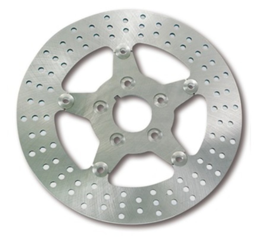 brake rotor 5-point star disc BT & XL 84-99 Fits:> all Big Twin & Sportster Sportster XL 1984-1999 front