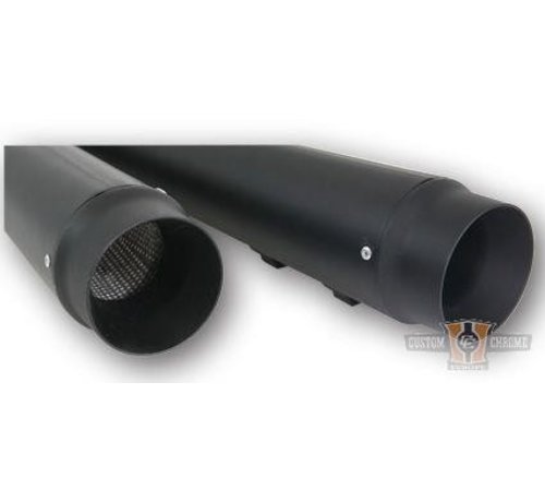 DNA exhaust slip-on Megaphone set Black Fits: > 95-16 Touring