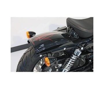 Cult Werk Guardabarros traseros Bobber, ABS, Se adapta a Sportster Modelos 04-06 y 10-17