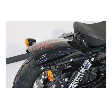 Cult Werk Guardabarros traseros Bobber, ABS, Se adapta a Sportster Modelos 04-06 y 10-17