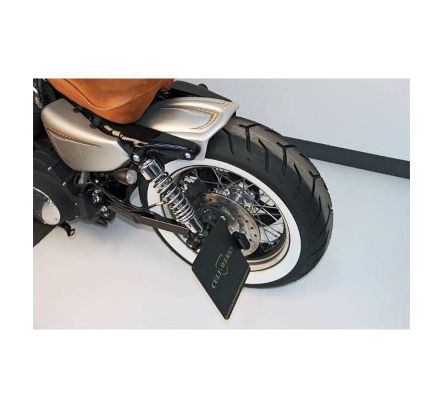 Licens Schildhalterung - Sidemount, 82-15 Sportster - Taco Motos