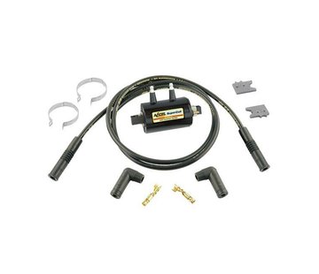 Accel Kit clásico de 'Super bobina' negro o amarillo, 12 V / 3 ohmios Compatible con: > 65-99 BT; 65-03XL.