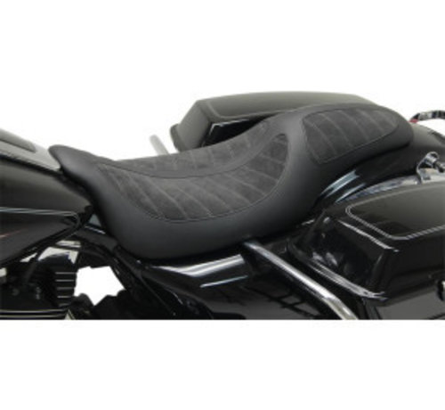 Mustang Sitz Fred Kodlin Signature Series: schwarz für Harley-Davidson® FL 08-18