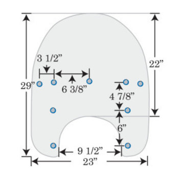 Memphis Shades Ersatz Windschutzscheibe klar 99-18 FLHR mit OEM HD Shield