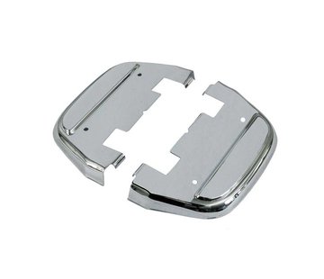 MCS Controls passenger floorboard covers Chrome or black: Fits:> D-shaped floorboards only