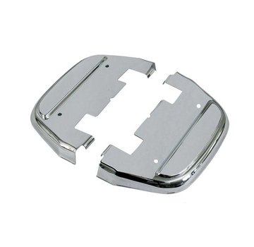 MCS Controls passenger floorboard covers Chrome or black: Fits:> D-shaped floorboards only